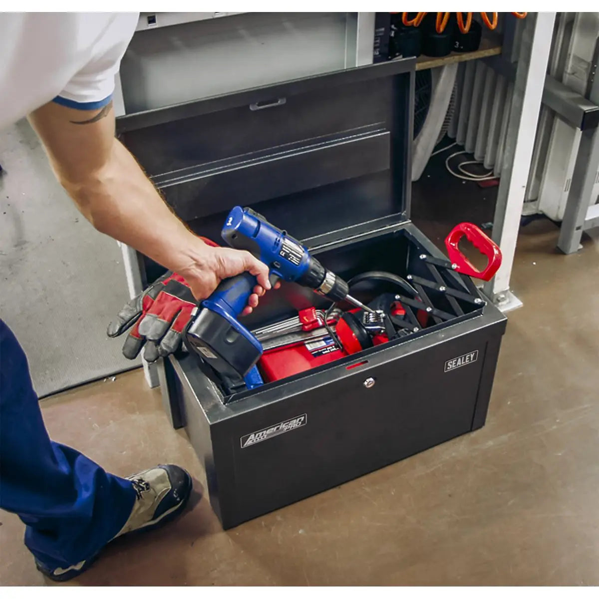 Sealey American Pro Steel Storage Chest 565 x 350 x 320mm