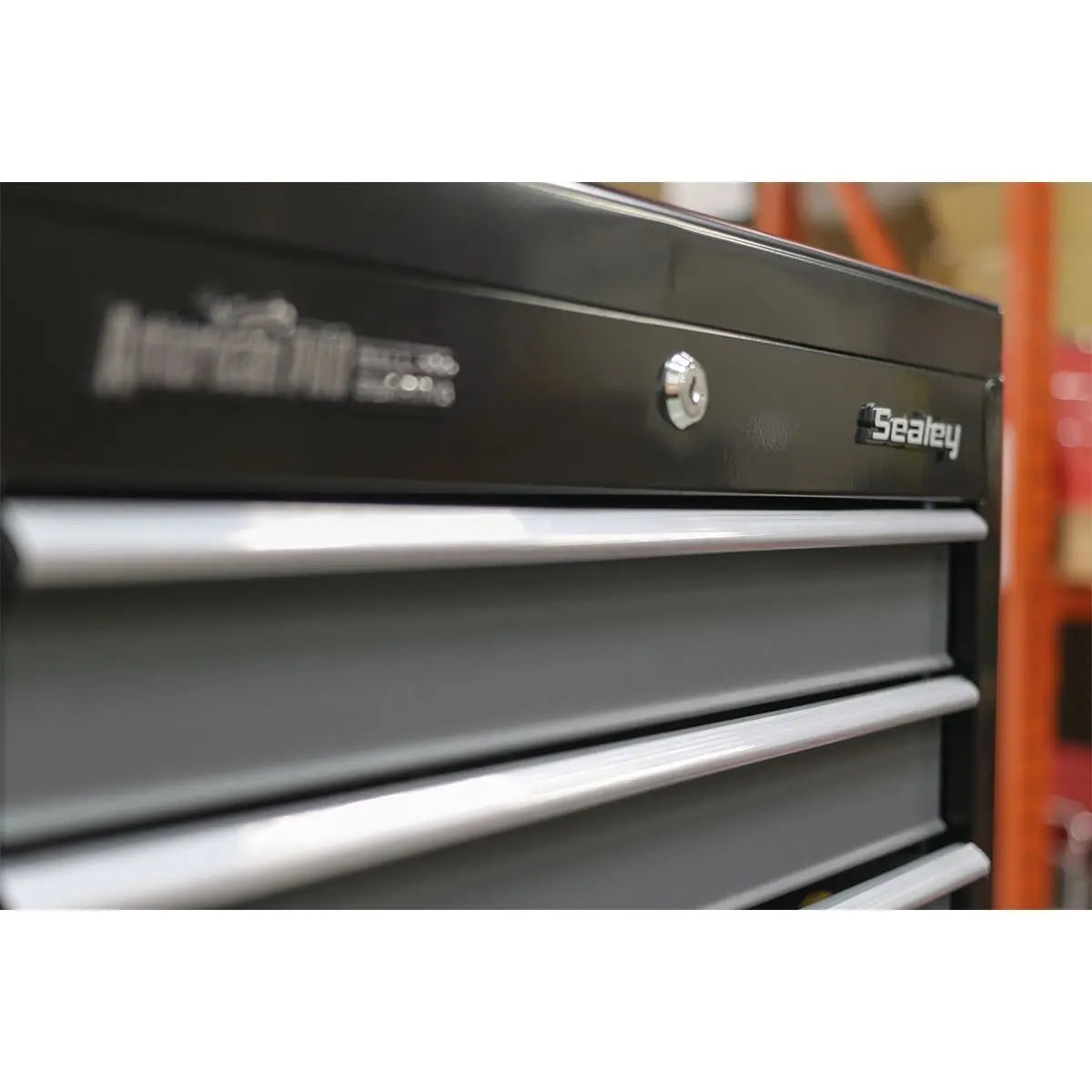Sealey American Pro Tool Chest Combination 16 Drawer with Ball-Bearing Slides - Black/Grey