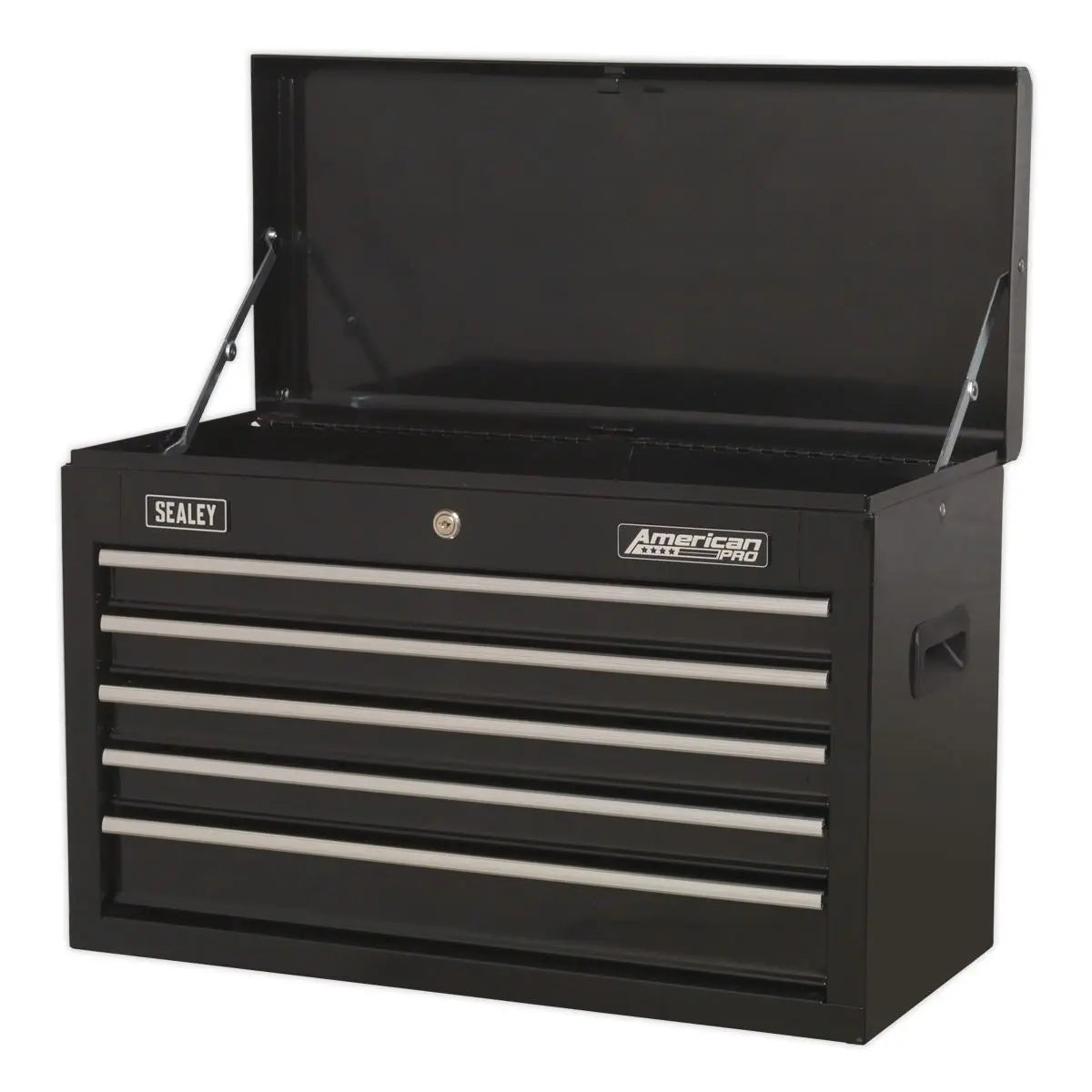 Sealey American Pro Topchest 5 Drawer with Ball-Bearing Slides - Black