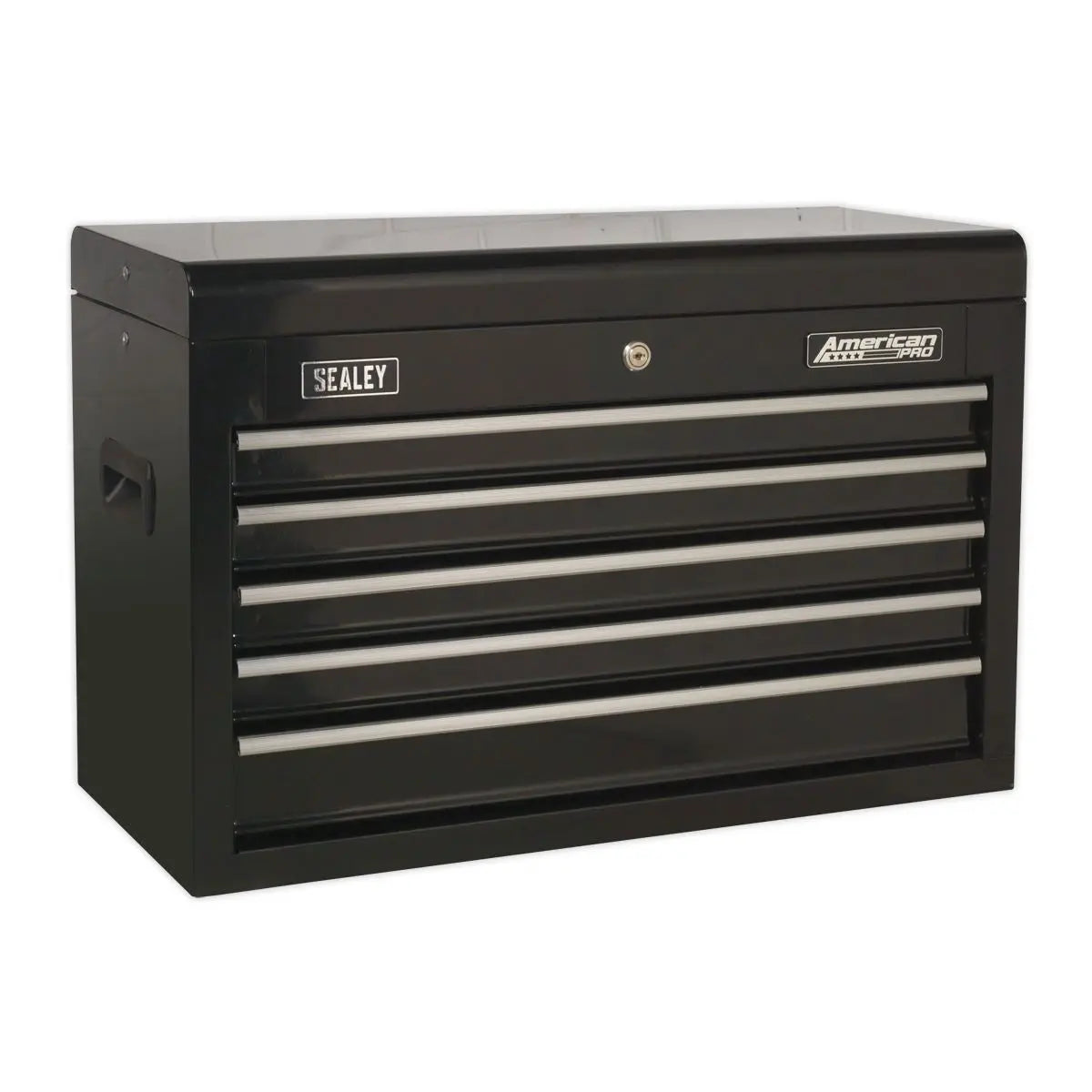 Sealey American Pro Topchest 5 Drawer with Ball-Bearing Slides - Black