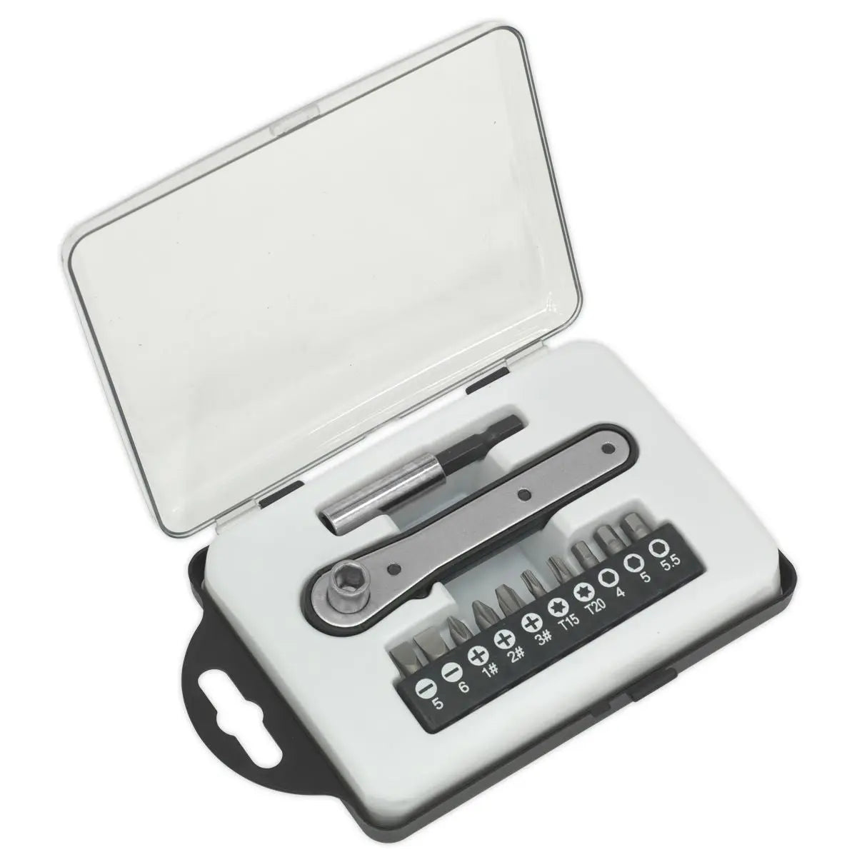 Sealey American Pro Topchest & Rollcab Combination 14 Drawer with Ball-Bearing Slides - Red/Grey & 281pc Tool Kit