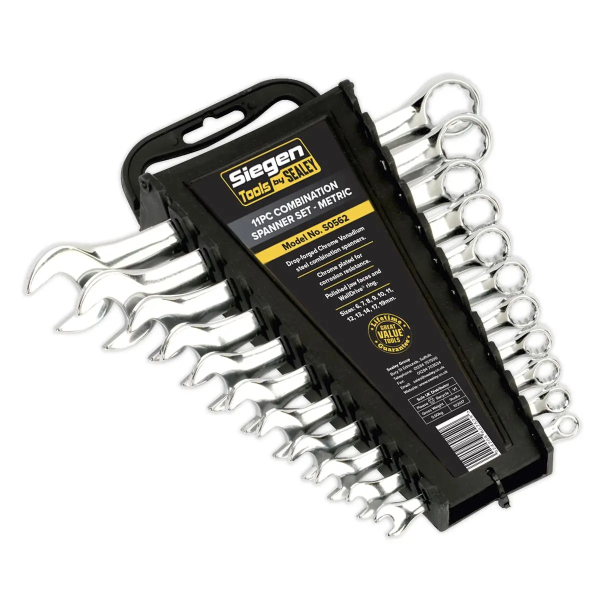 Sealey American Pro Topchest & Rollcab Combination 14 Drawer with Ball-Bearing Slides - Red/Grey & 281pc Tool Kit