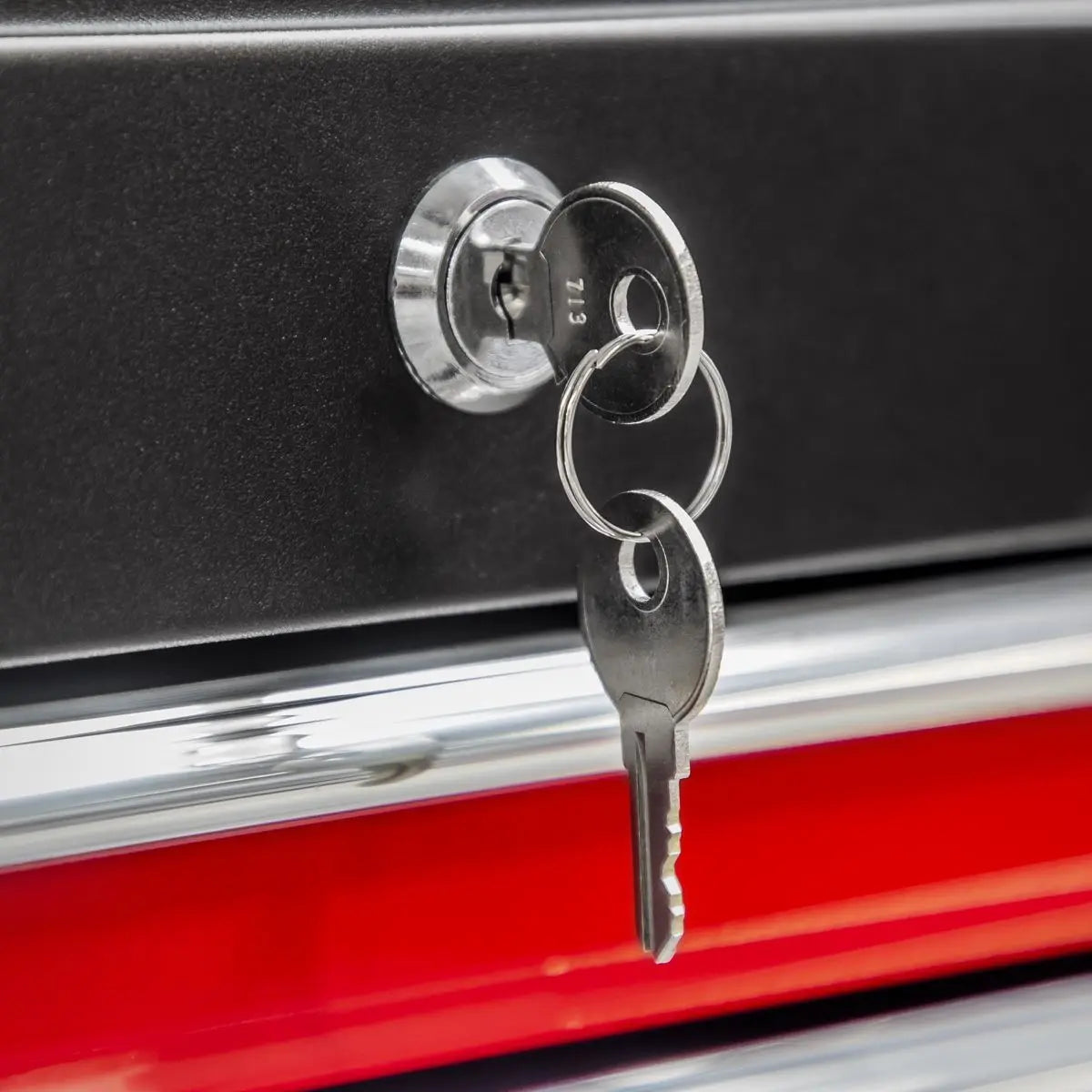 Sealey American Pro Topchest & Rollcab Combination 6 Drawer with Ball-Bearing Slides - Red