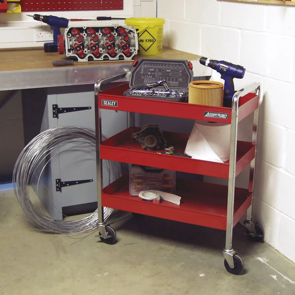 Sealey American Pro Trolley 3-Level Heavy-Duty