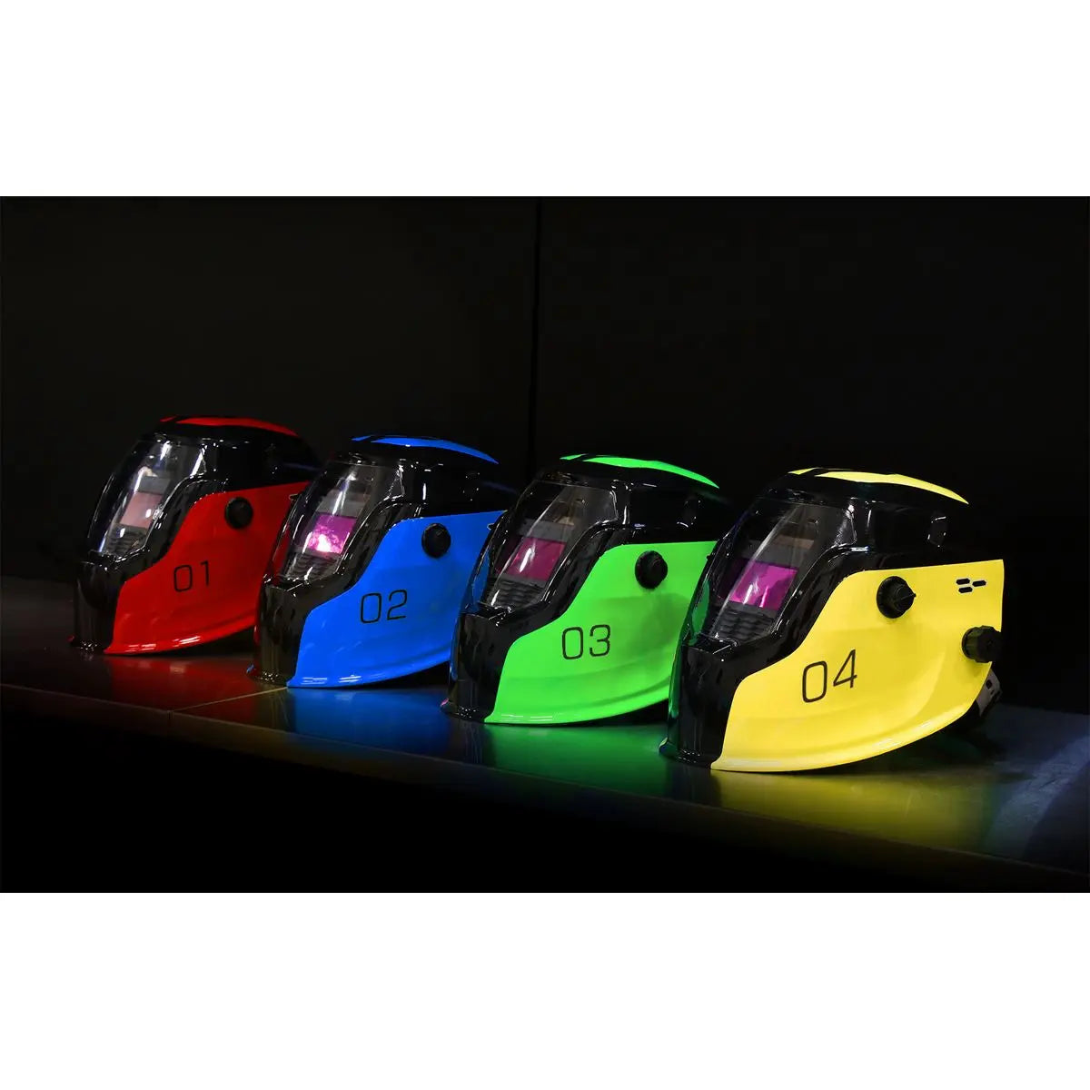 Sealey Auto Darkening Welding Helmet Shade 9-13 Red