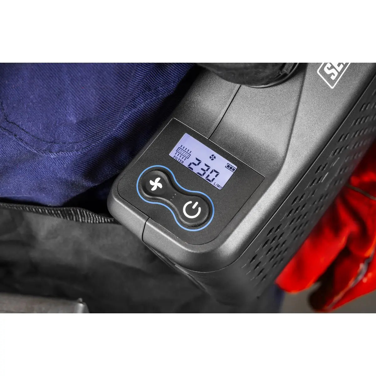 Sealey Auto Darkening Welding Helmet with TH3 Powered Air Purifying Respirator (PAPR) White Rose Tools