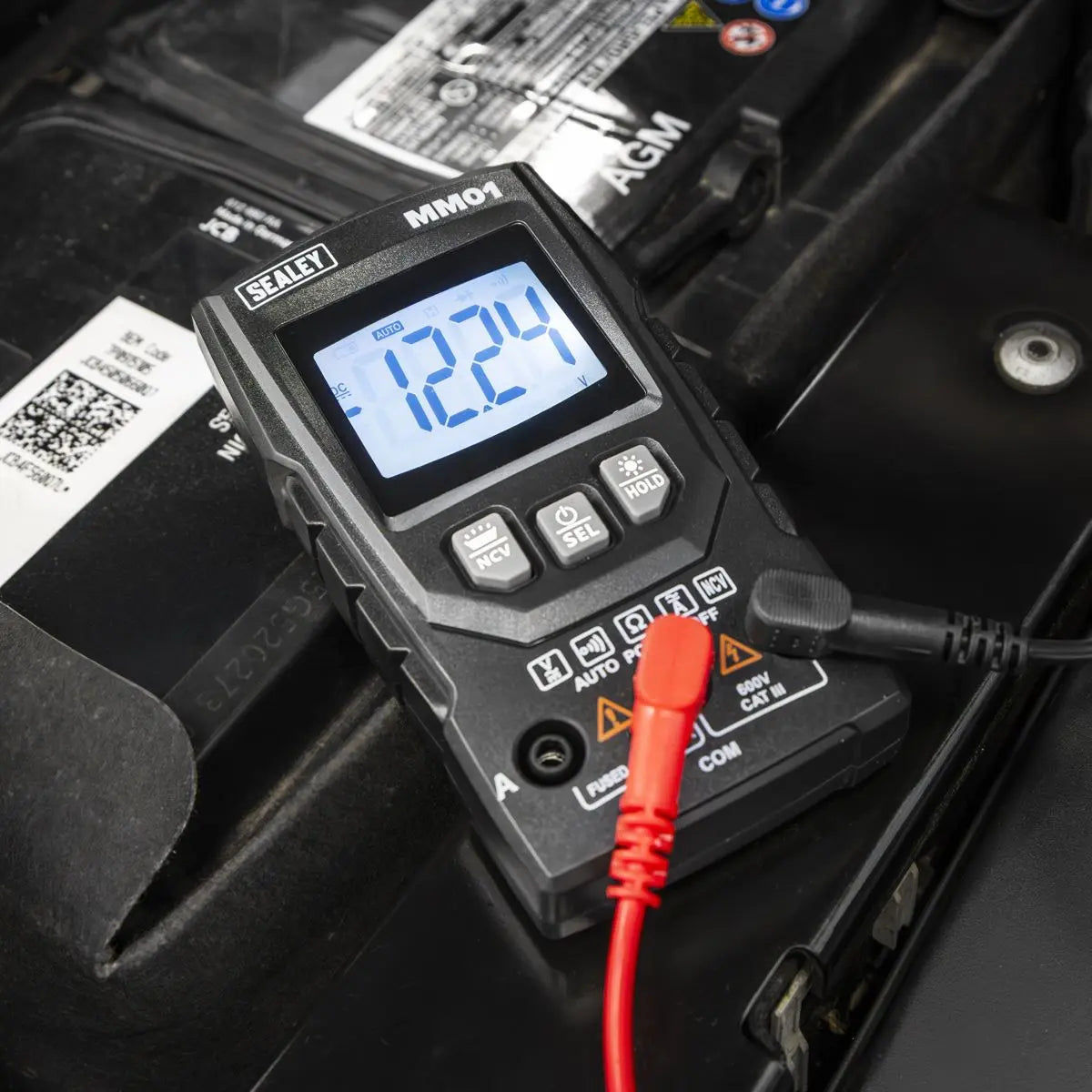 Sealey Auto-Ranging Digital Multimeter 6-Function  White Rose Tools