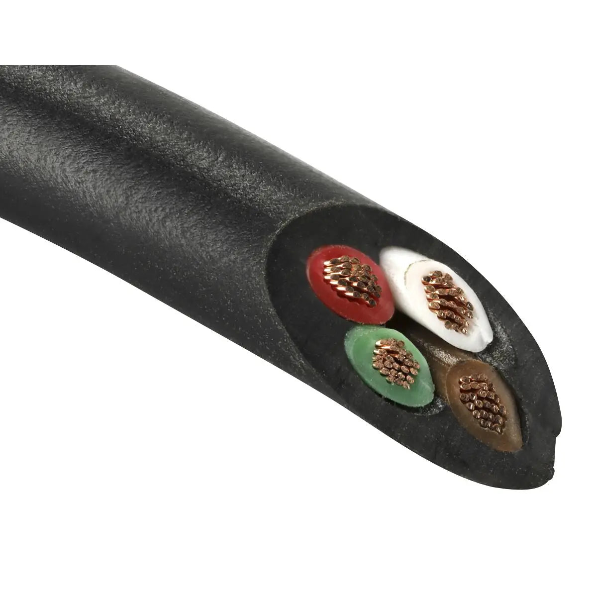 Sealey Automotive Cable Thin Wall 4 x 0.75mm² 24/0.20mm 30m Black