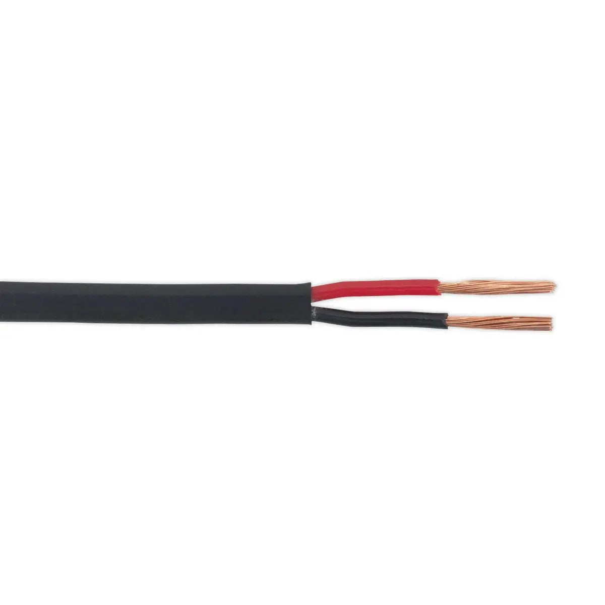 Sealey Automotive Cable Thin Wall Flat Twin 2 x 1mm² 32/0.20mm 30m Black