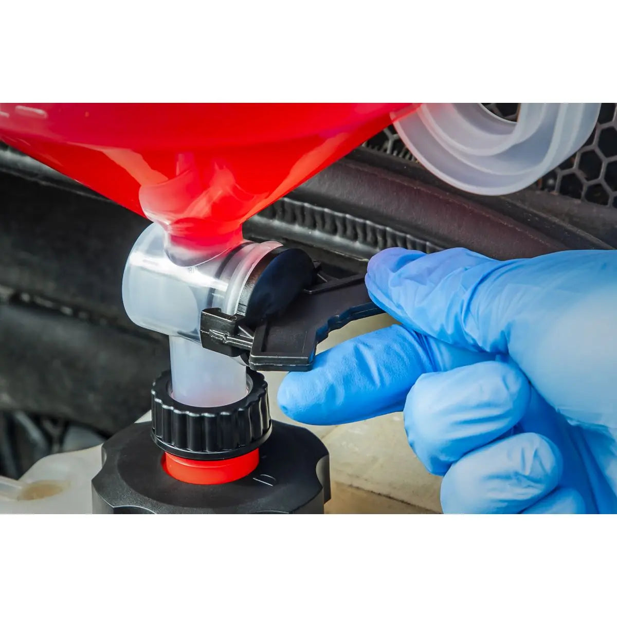 Sealey Automotive Coolant Filling Set Non-Spill 15pc White Rose Tools