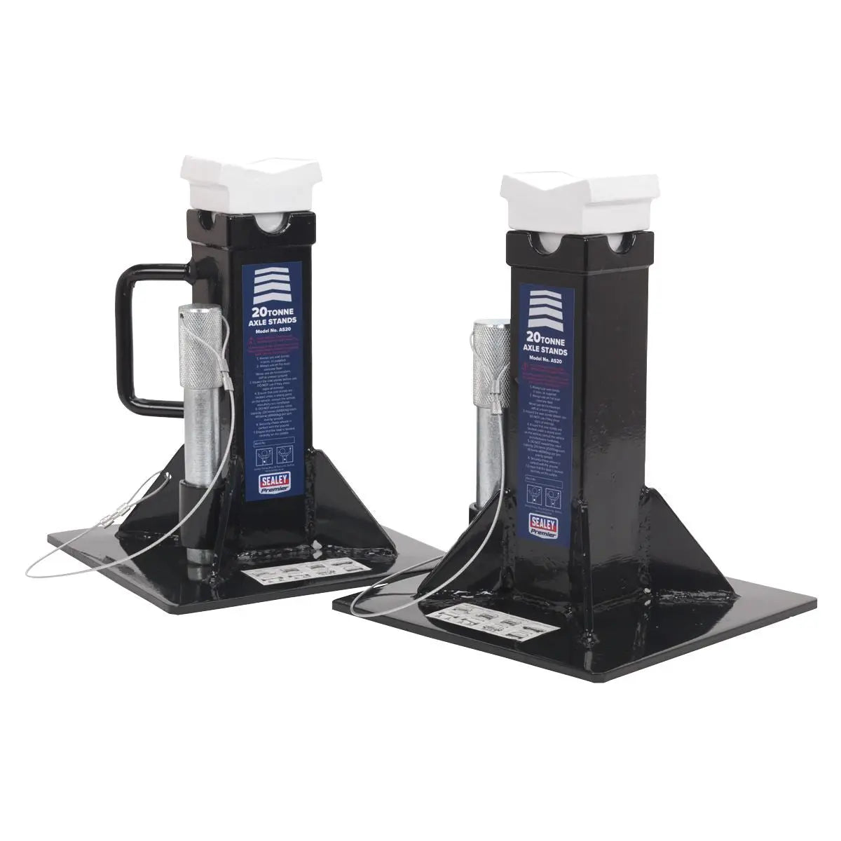 Sealey Axle Stands 20 Tonne Capacity Per Stand Pair