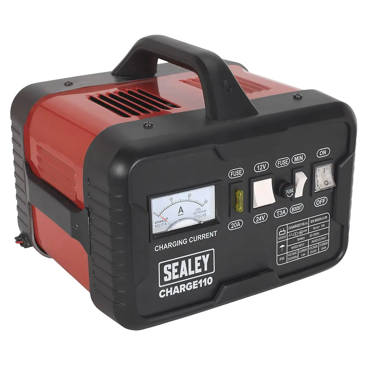 Sealey Battery Charger 14Amp 12V/24V 230V