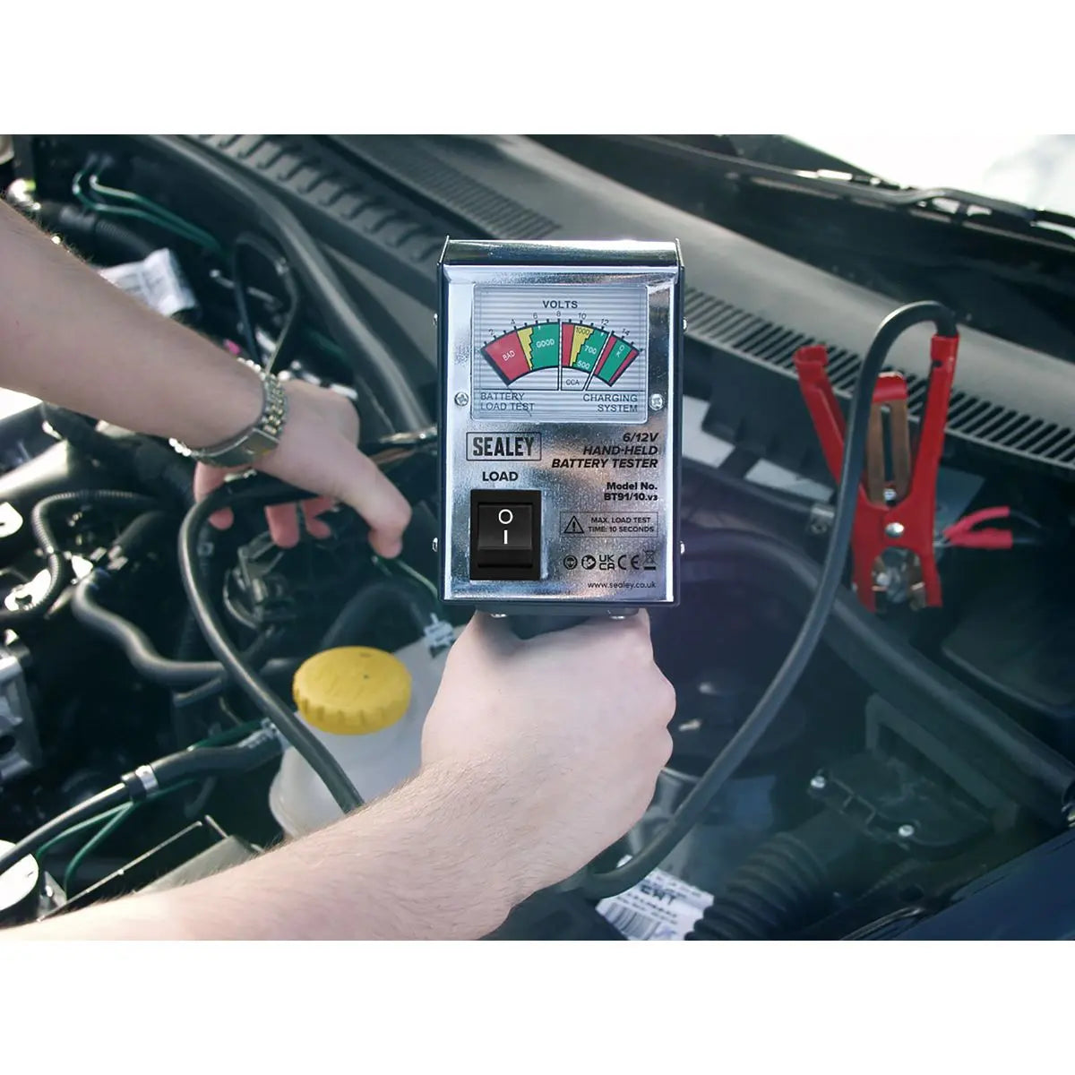 Sealey Battery Tester 6/12V Handheld