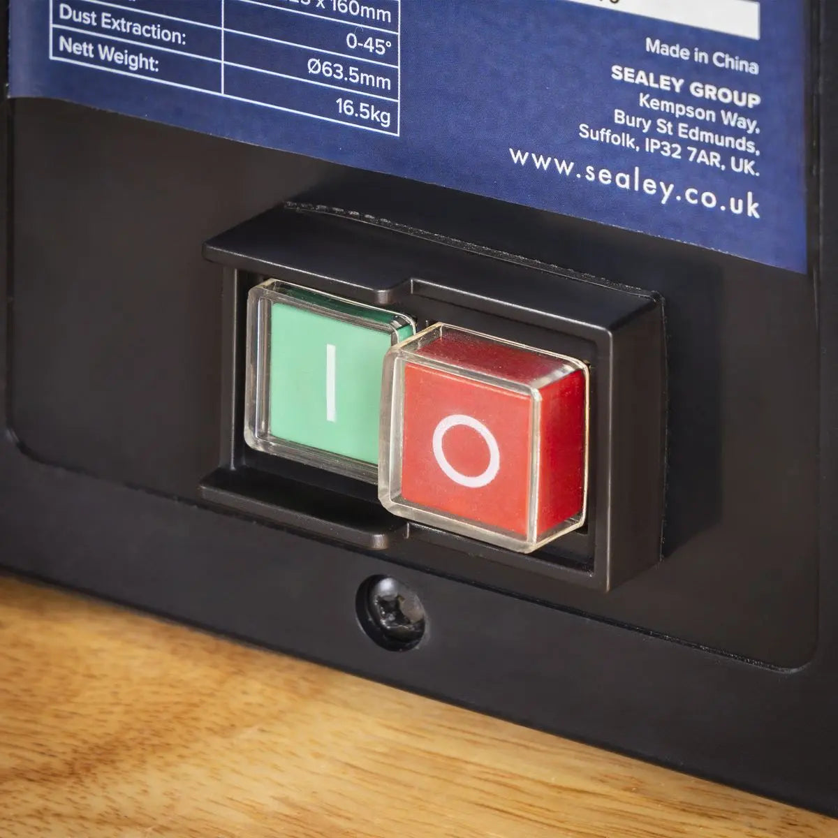 Sealey Belt/Disc Sander 915 x 100mm/Ø150mm 370W/230V White Rose Tools