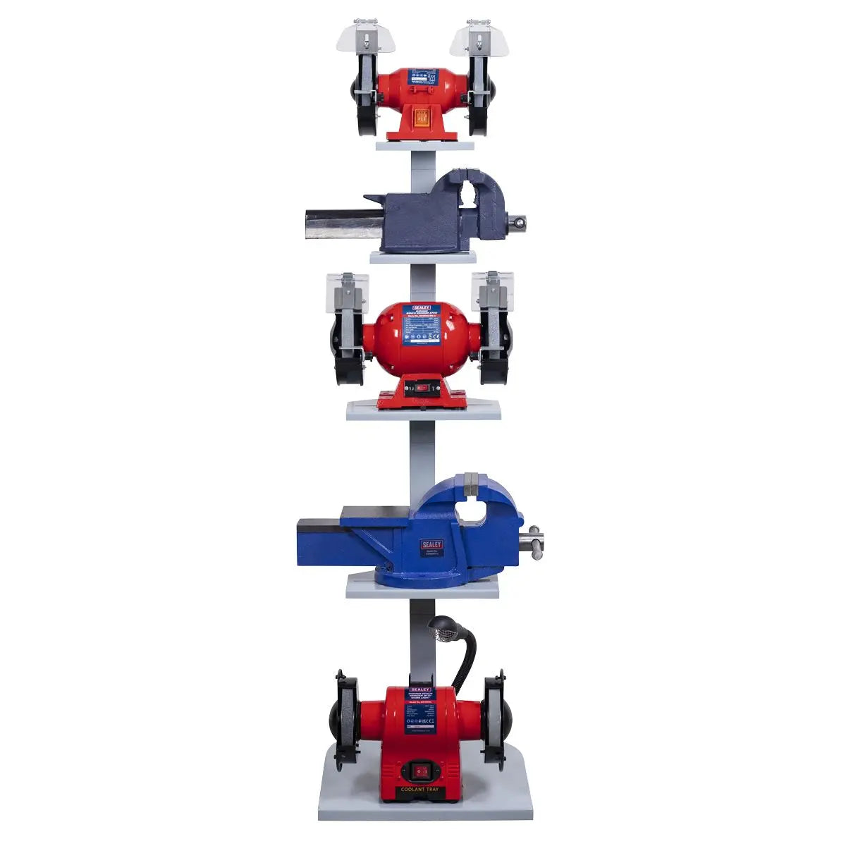 Sealey Bench Grinder & Vice Stand Deal  White Rose Tools