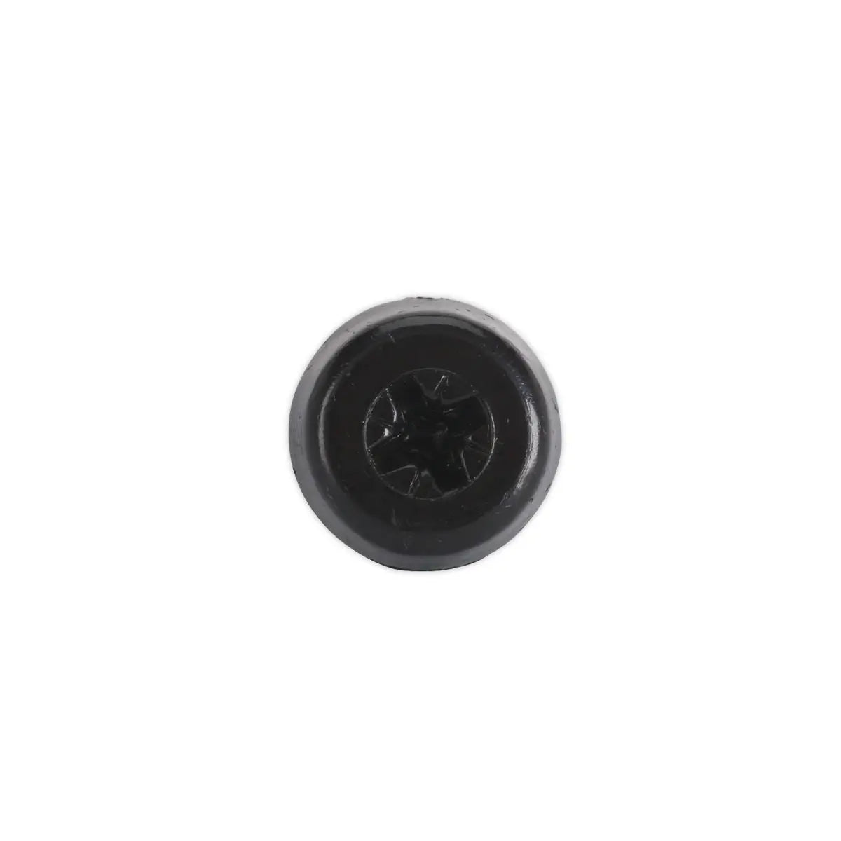 Sealey Black Number Plate Screw Plastic Enclosed Head 4.8 x 24mm - Pack of 50