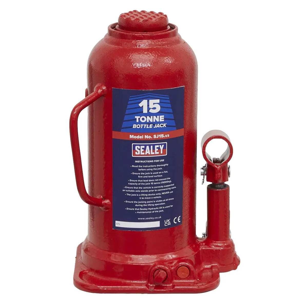 Sealey Bottle Jack 15 Tonne