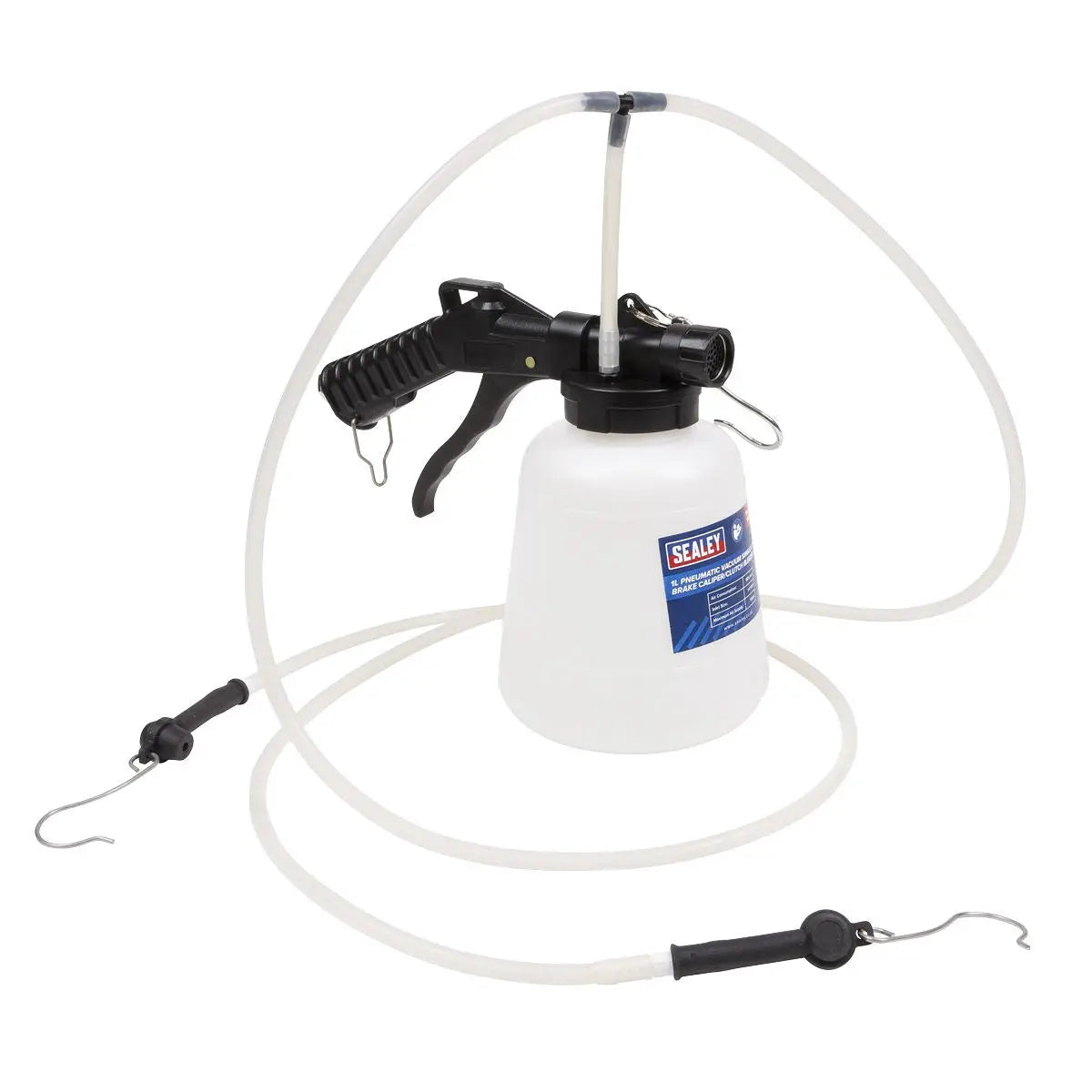 Sealey Brake Caliper/Clutch Bleeder 1L Pneumatic Vacuum Single & Twin
