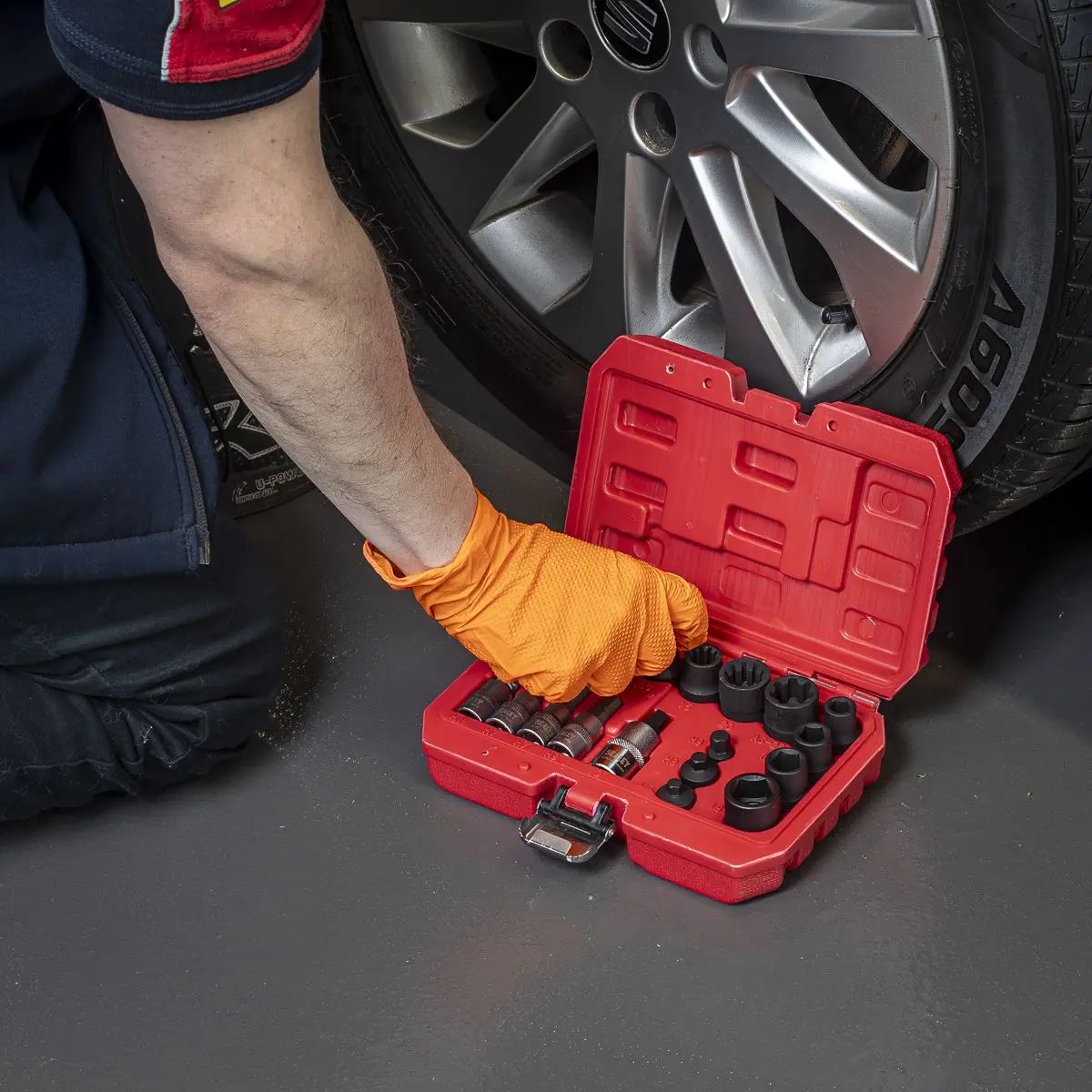 Sealey Brake Caliper Socket Set 17pc - White Rose Tools