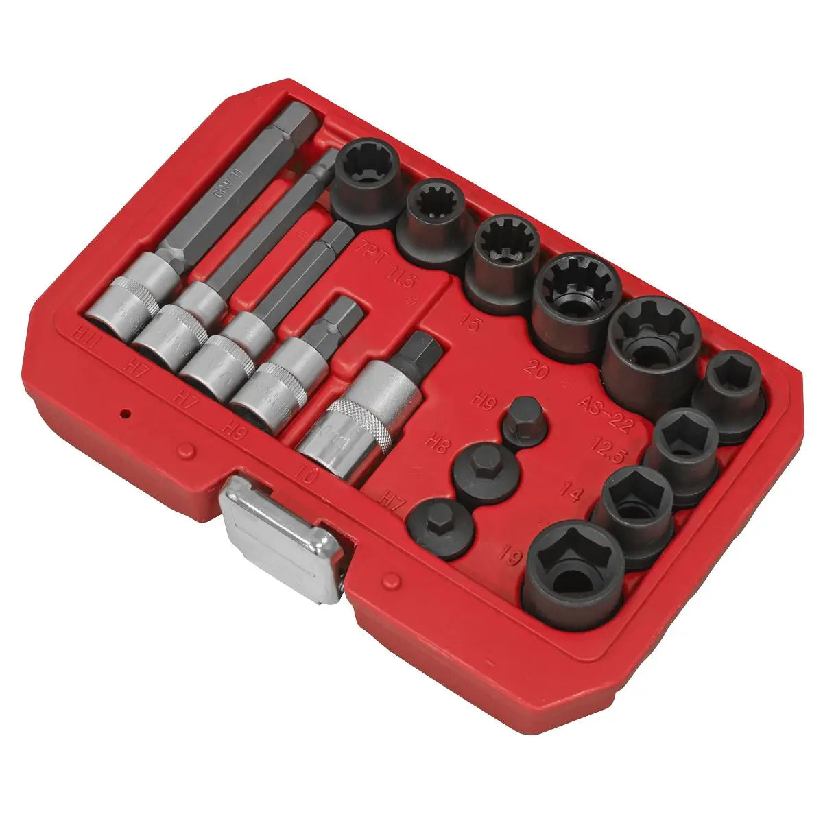 Sealey Brake Caliper Socket Set 17pc - White Rose Tools