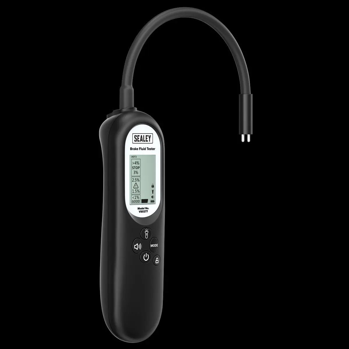 Sealey Brake Fluid Tester Long Neck  White Rose Tools