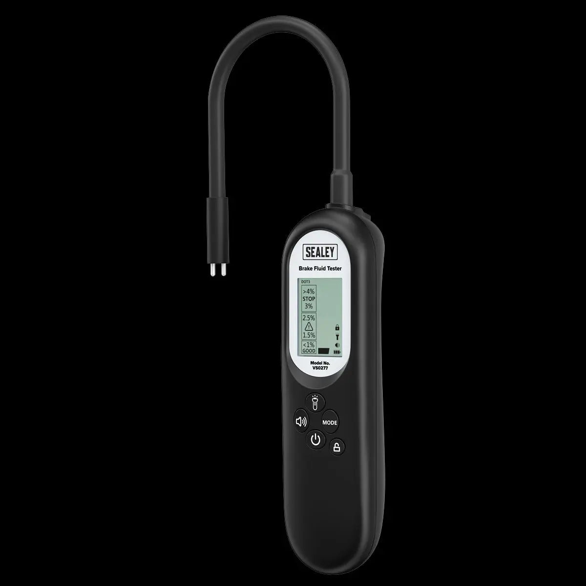 Sealey Brake Fluid Tester Long Neck  White Rose Tools