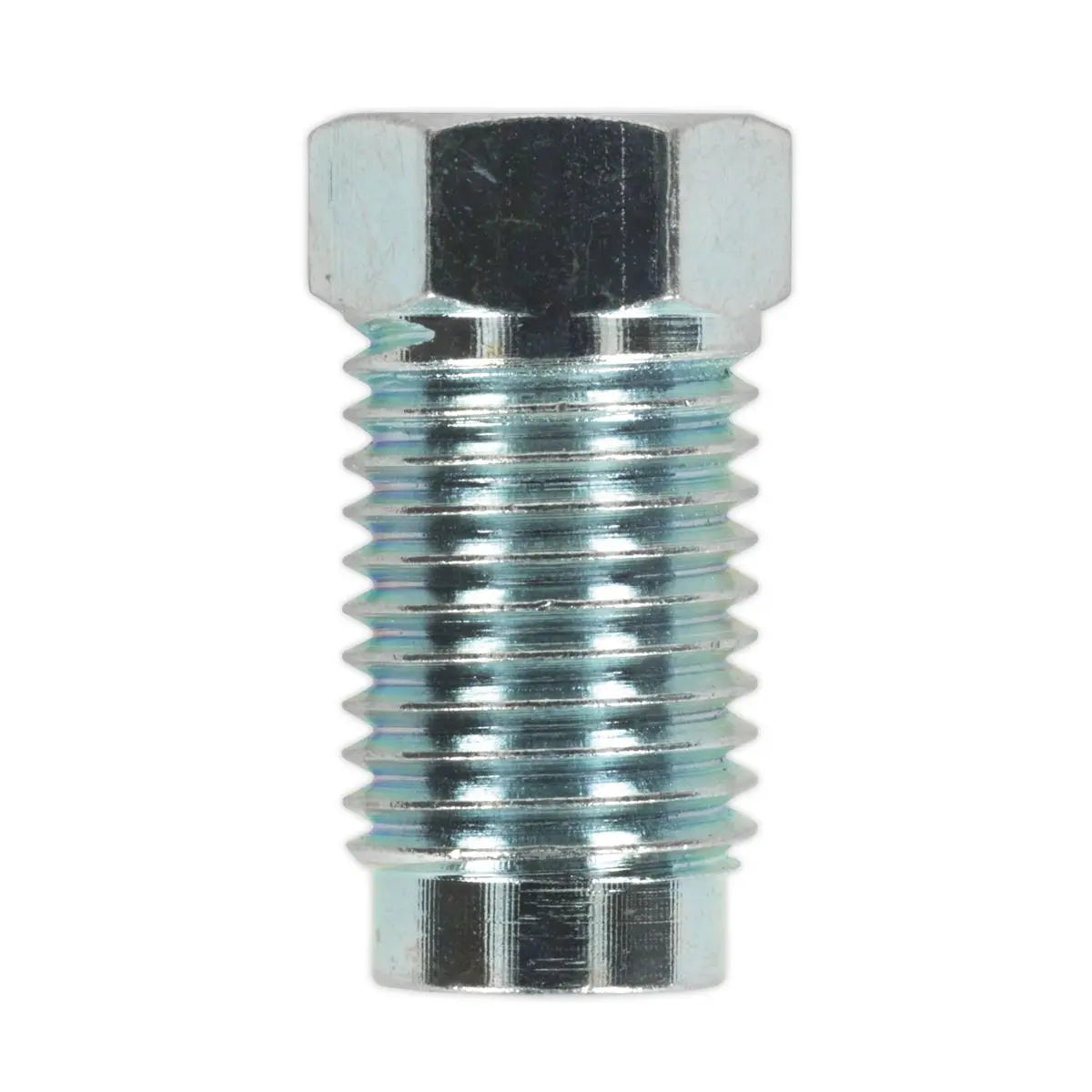 Sealey Brake Pipe Nut 7/16"UNF x 20tpi Male 1/4" Pipe SAE Form Pack of 10