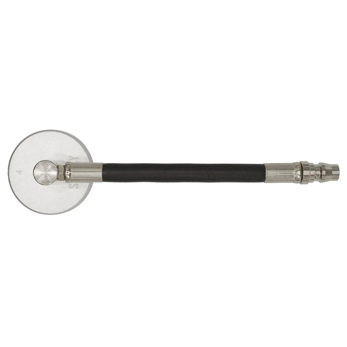 Sealey Brake Pressure Bleeder Cap Ø45mm - Connector With Hose 90° White Rose Tools