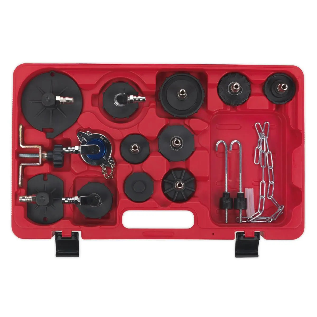 Sealey Brake & Clutch Bleeder Cap Set White Rose Tools