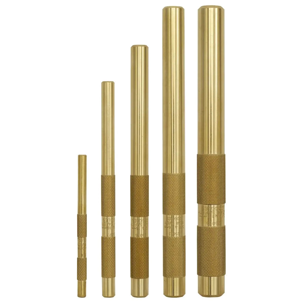 Sealey Brass Punch Set 5pc White Rose Tools
