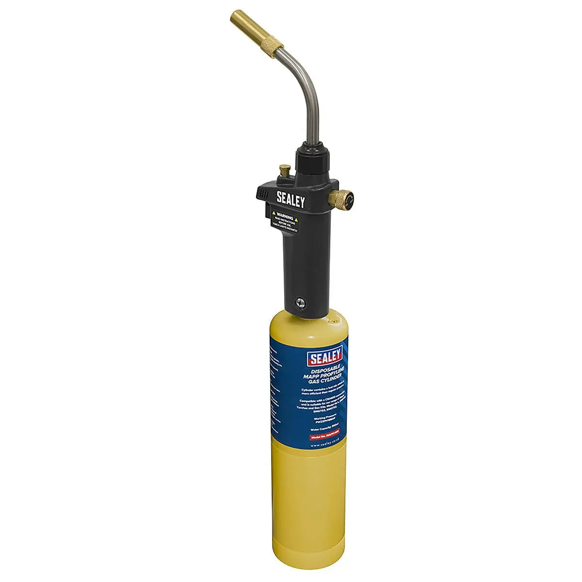 Sealey Brazing & Soldering MAPP Gas Torch White Rose Tools