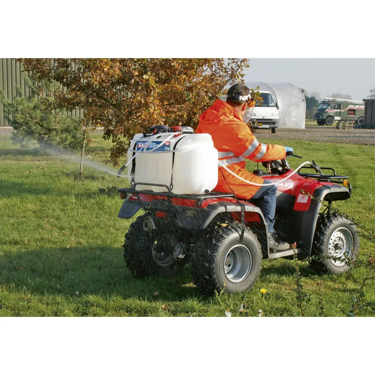 Sealey Broadcast/Spot Sprayer 98L 12V White Rose Tools
