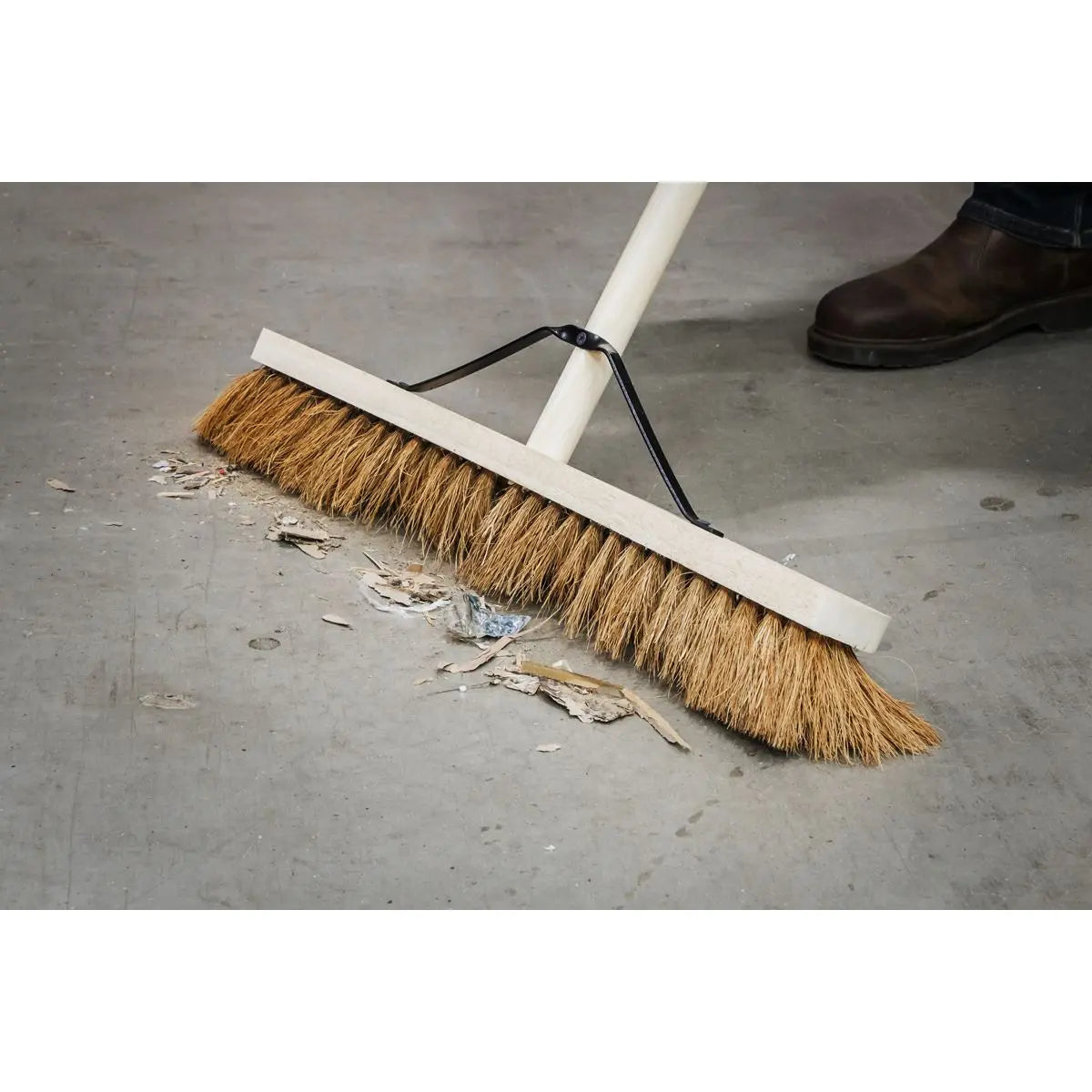 Sealey Broom 24"(600mm) Soft Bristle