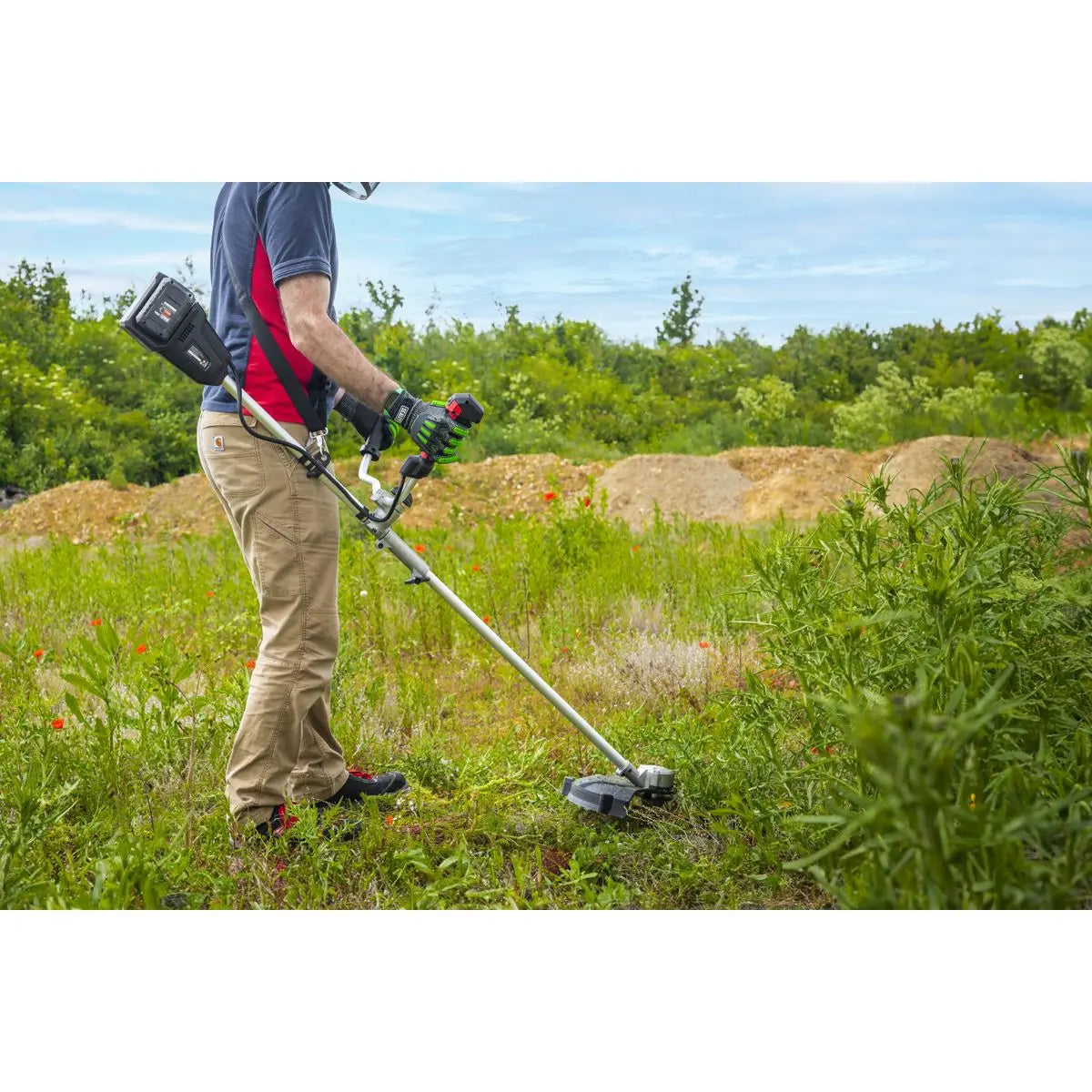 Sealey Brush Cutter & Strimmer 40V SV20 Series 35cm - Body Only  White Rose Tools