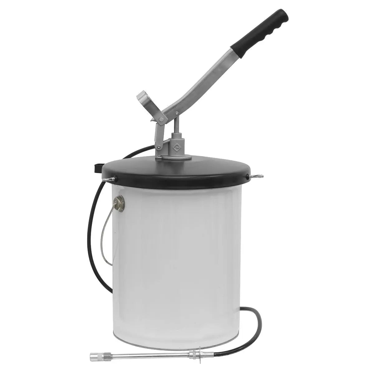 Sealey Bucket Greaser with Follower Plate 12.5kg Extra-Heavy-Duty