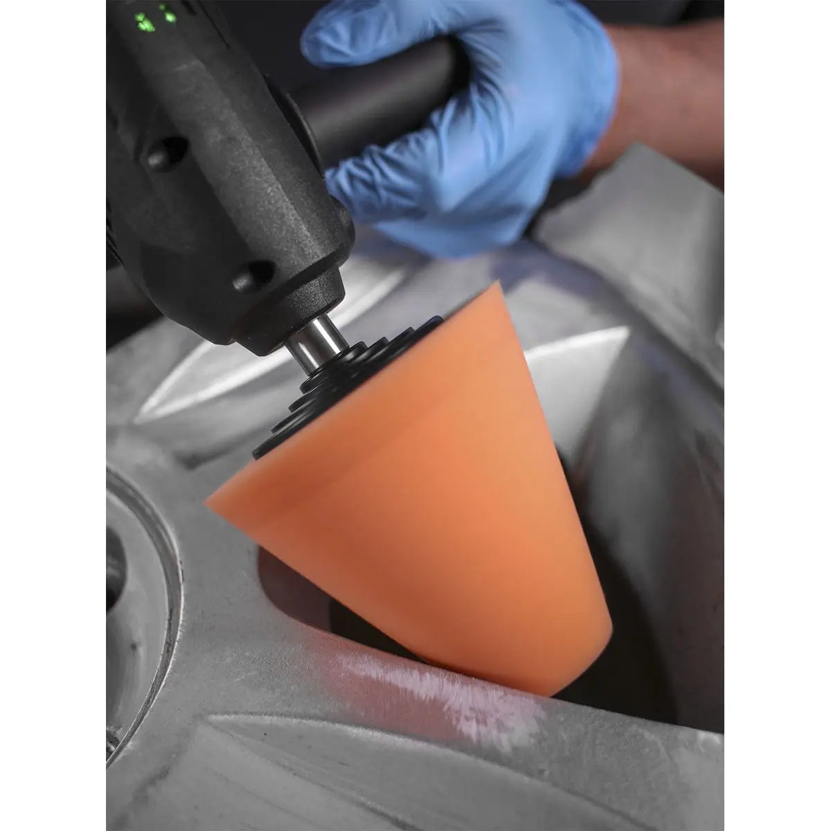 Sealey Buffing & Polishing Foam Cone Orange/Firm