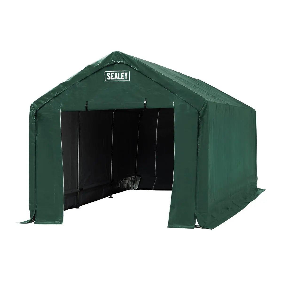 Sealey Car Port Shelter 3 x 6 2.7m  White Rose Tools