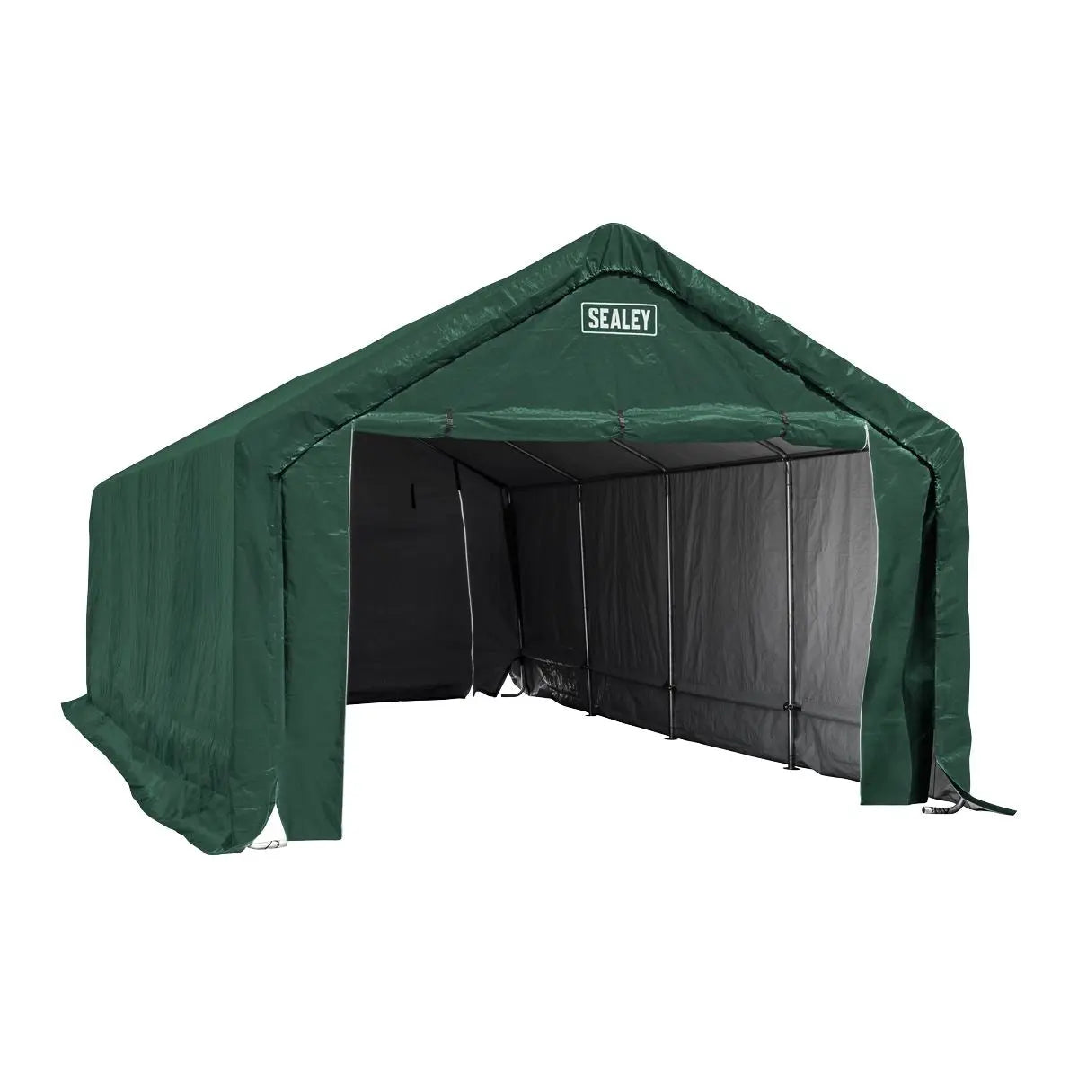 Sealey Car Port Shelter 4 x 8 x 3.05m  White Rose Tools