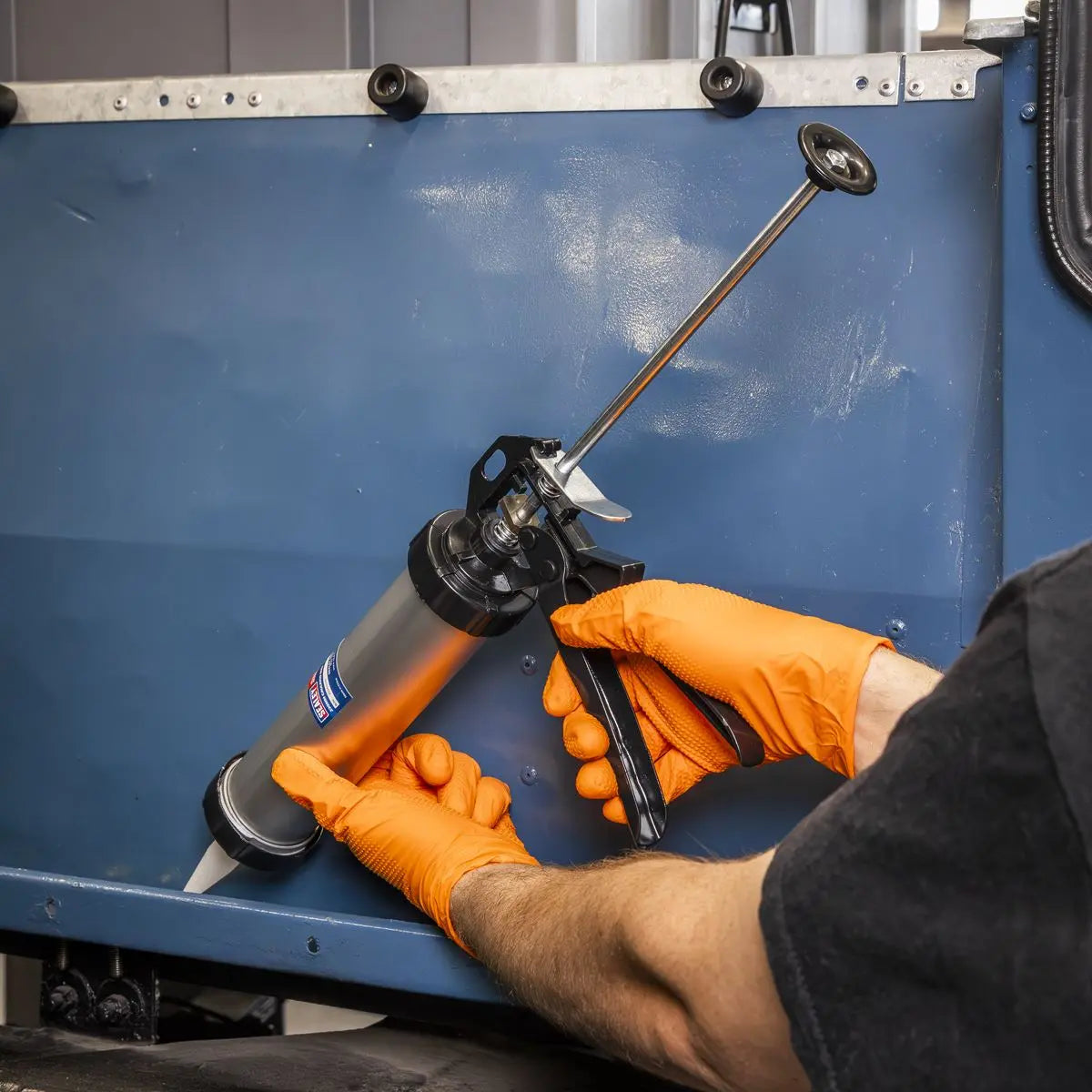 Sealey Caulking Gun for 400ml Sausage Packs & 310ml Cartridges 230mm