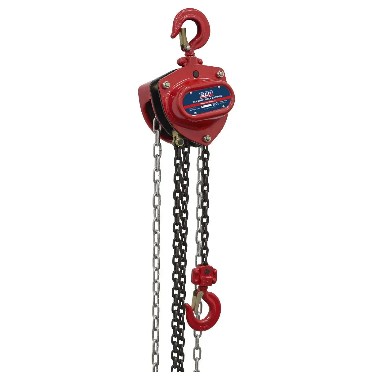 Sealey Chain Block 2.5m - 0.5 Tonne