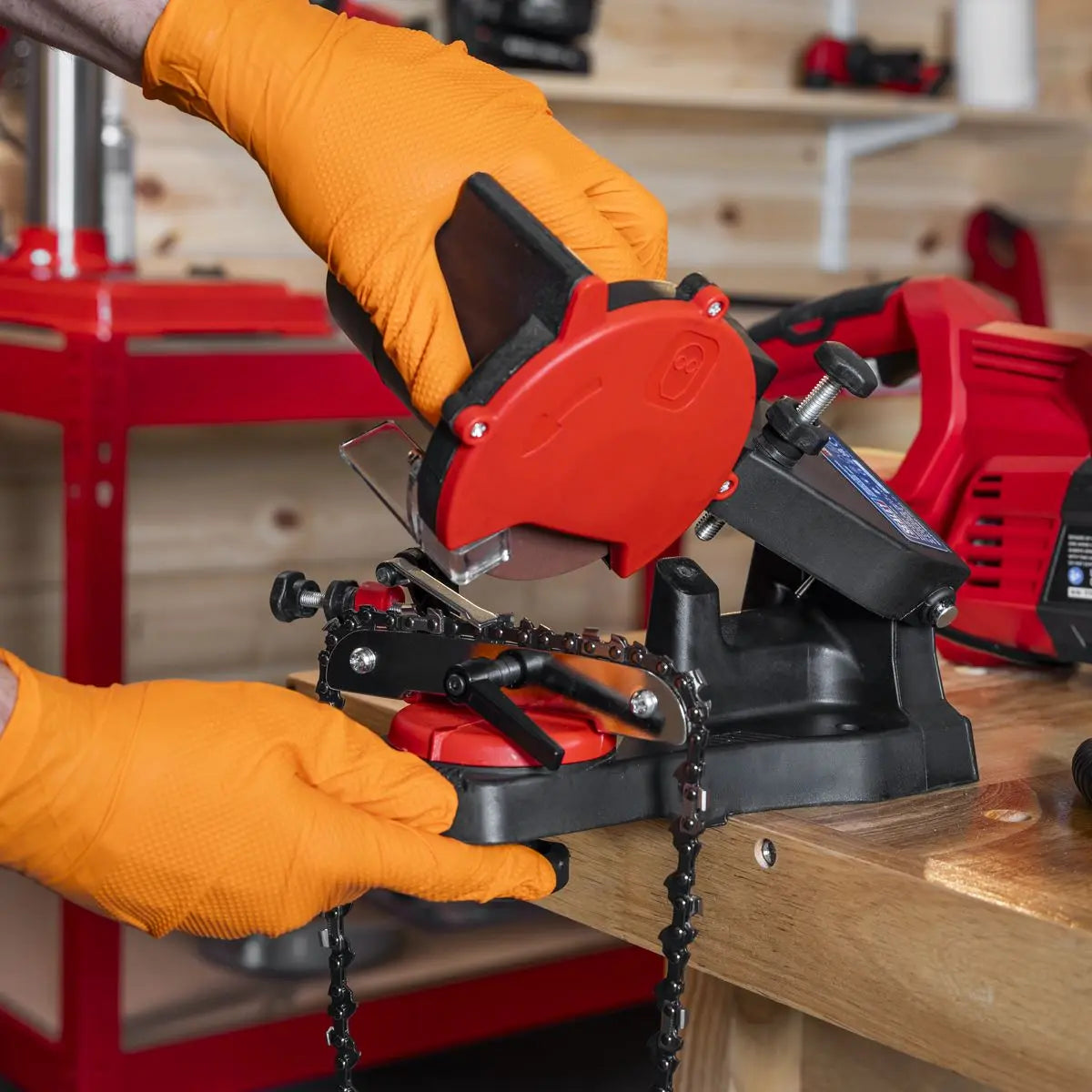 Sealey Chainsaw Blade Sharpener - Quick Locating 85W