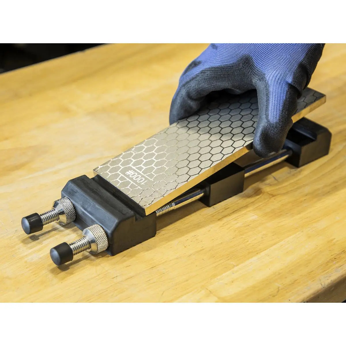 Sealey Combination Diamond Sharpening Whetstone With Adjustable Stone Holder