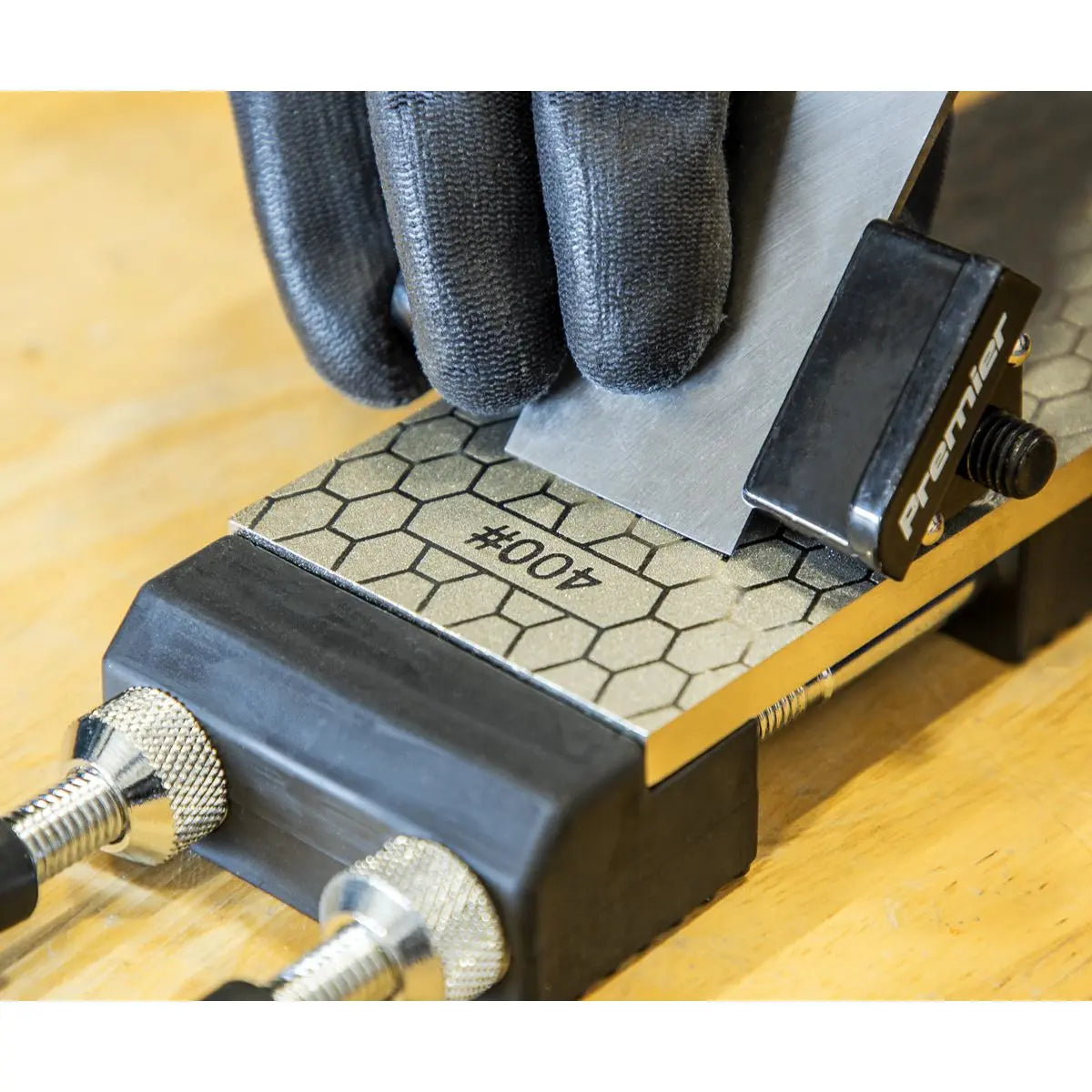 Sealey Combination Diamond Sharpening Whetstone With Adjustable Stone Holder