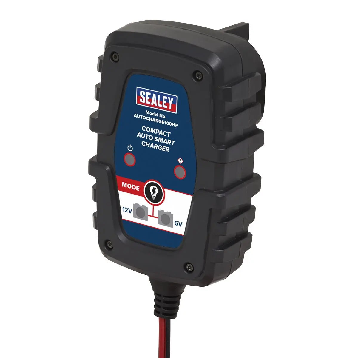 Sealey Compact Auto Smart Battery Charger 1A 6V/12V Dual Voltage