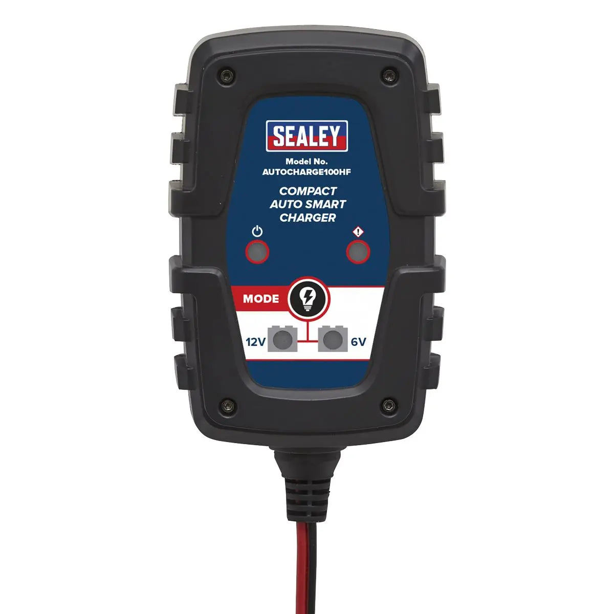 Sealey Compact Auto Smart Battery Charger 1A 6V/12V Dual Voltage