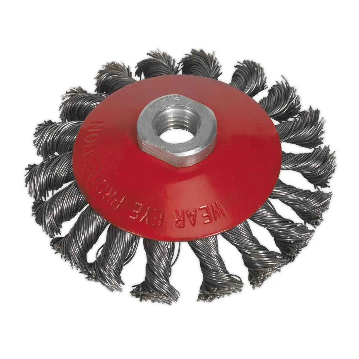 Sealey Conical Wire Brush Ø100mm M14 x 2mm