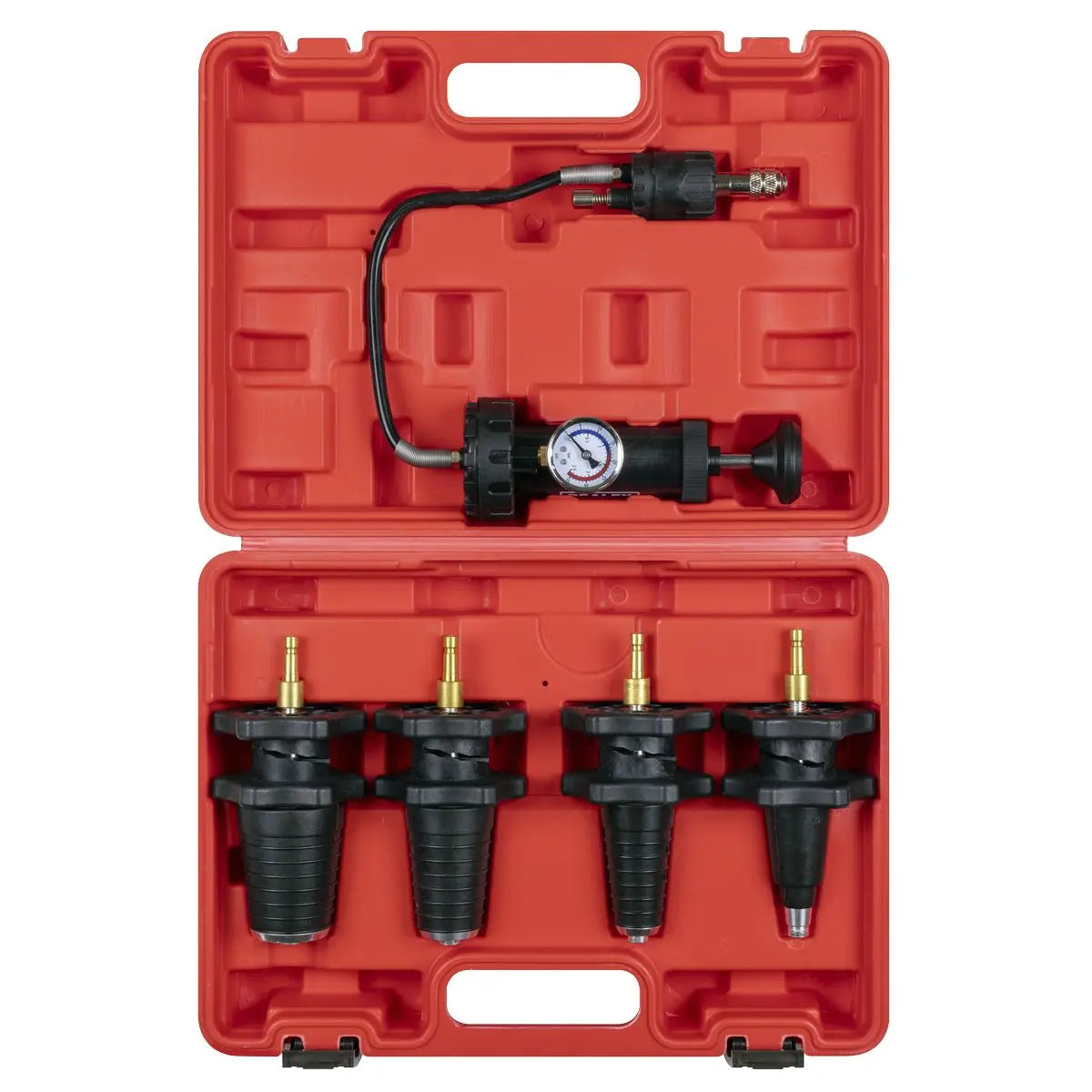Sealey Cooling System Pressure Test Kit 5pc White Rose Tools