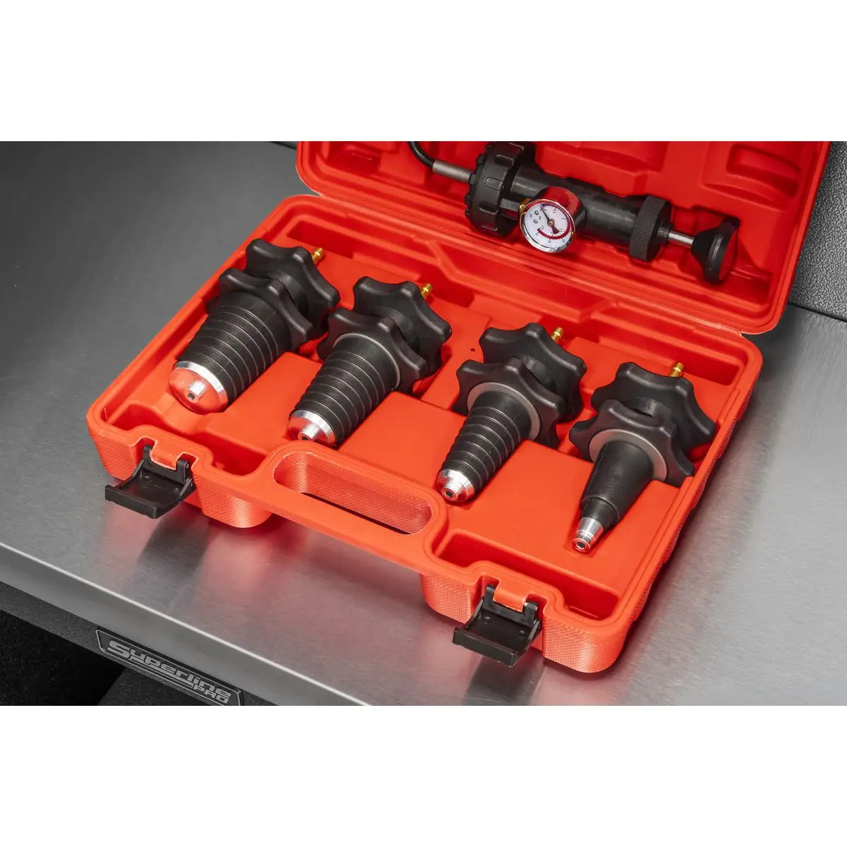 Sealey Cooling System Pressure Test Kit 5pc White Rose Tools