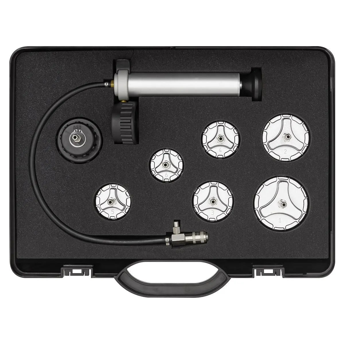 Sealey Cooling System Pressure Test Kit 7pc - Commercial