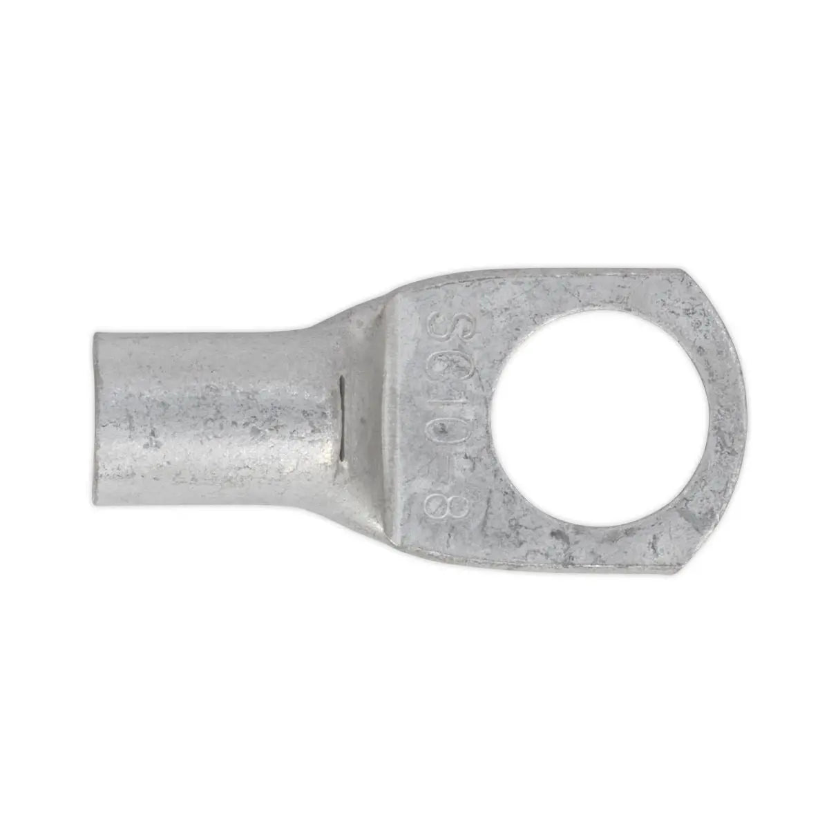 Sealey Copper Lug Terminal 10mm² x 8mm Pack of 10